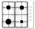 Linea 60cm White Gas Cooktop
